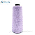 100% Polyester Chenille Yarn with Silver Thread